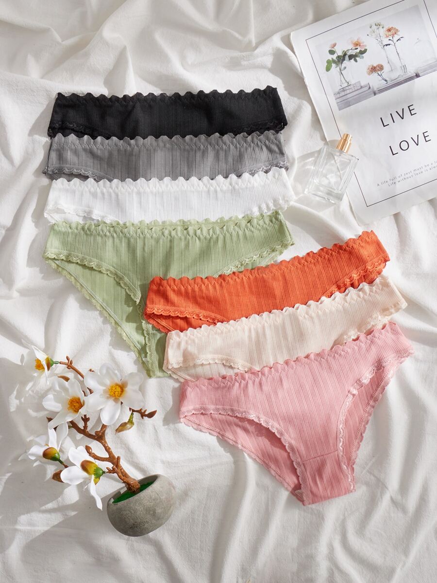 quần sịp nữ Nơ Bướm màu trơn - Nhiều màu - Xem 1