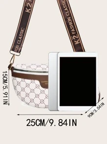 幾何圖案腰袋,附有包,女士配帶小錢袋 - 彩色 - 查看 4