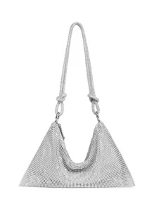 Ví cầm tay bằng kim cương giả dành cho nữ Túi buổi tối Túi xách đeo vai cỡ vừa lấp lánh dành cho các cô gái tuổi teen Sinh viên đại học, Giáo viên, Tân binh & Công nhân cổ trắng Giáng sinh, quà tặng cho giáo viên, Hoàn hảo cho các hoạt động ngoài trời, túi giáo viên, Ngoài trời, Du lịch, Đi chơi, Lễ hội, Kỳ nghỉ , Halloween - Bạc - Xem 5