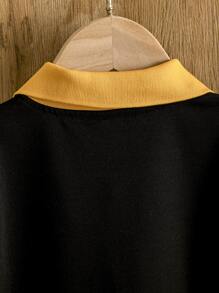 小男童卡通圖案POLO衫和短褲