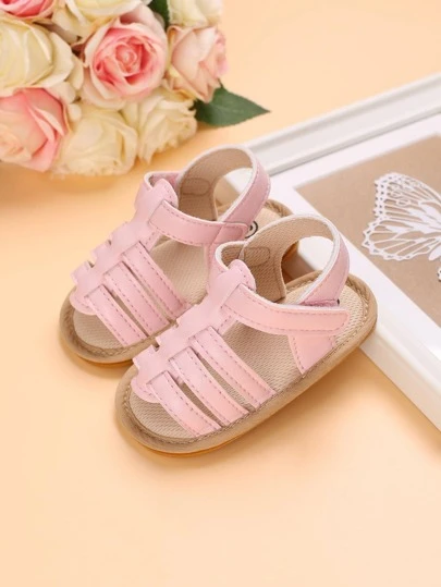 嬰兒魔術貼羅馬度假戶外涼鞋