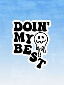 Little Songbird Art Nhãn dán trang trí đồ họa nụ cười & khẩu hiệu, trường học - Nhiều màu - Xem 1