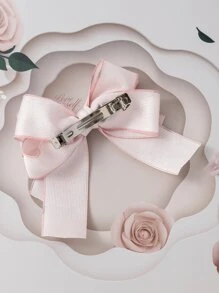 Toddler Girls Bow Decor Hair Clip