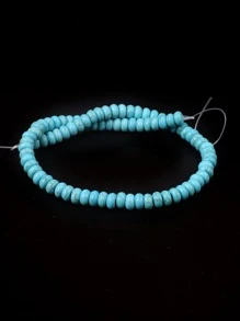 Phụ kiện trang sức DIY hạt 1 sợi - Màu xanh nhạt - Xem 3