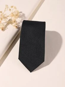 unicolor minimalista con cordón - Negro - Ver 1