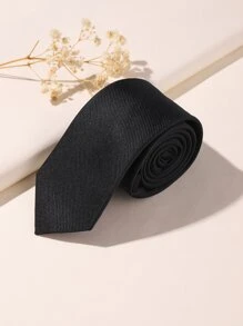 unicolor minimalista con cordón - Negro - Ver 2