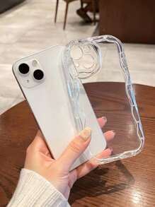 透明手机壳 Apple 极简蝴蝶结设计优质手机壳适用于 16 Pro Max/16/16 Pro/16 Plus/15/15 Pro Max/15 Pro/15 Plus/11/12/13/14 Pro Max/XS/XR/11 Pro/11 Pro Max/12 Pro/12 Pro Max/13 Pro/13 Pro Max/7 Plus/14 Pro/14 Pro Max/14 Plus/12 Mini/13 Mini，创意女式柔软保护套防水防震防摔防刮 - 無色 - 查看 3