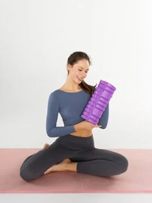 Fitness Massage Roller - Purple - View 2