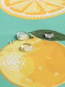 Surfspeed 男士柠檬印花抽绳腰泳裤，夏威夷风 - 薄荷綠 - 查看 5