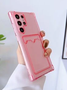 Vỏ điện thoại có khe cắm thẻ chống rơi - Hồng - Xem 2