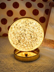 1 đèn trang trí ABS, Đèn trang trí thiết kế hình tròn cho gia đình - Màu vàng - Xem 6