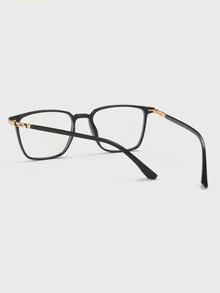 Women's Fashionable Design Glasses - Black - View 3