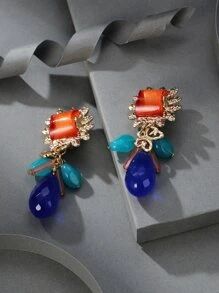 2pcs/set Geometric Decor Ear Cuff