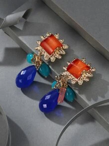 2pcs/set Geometric Decor Ear Cuff