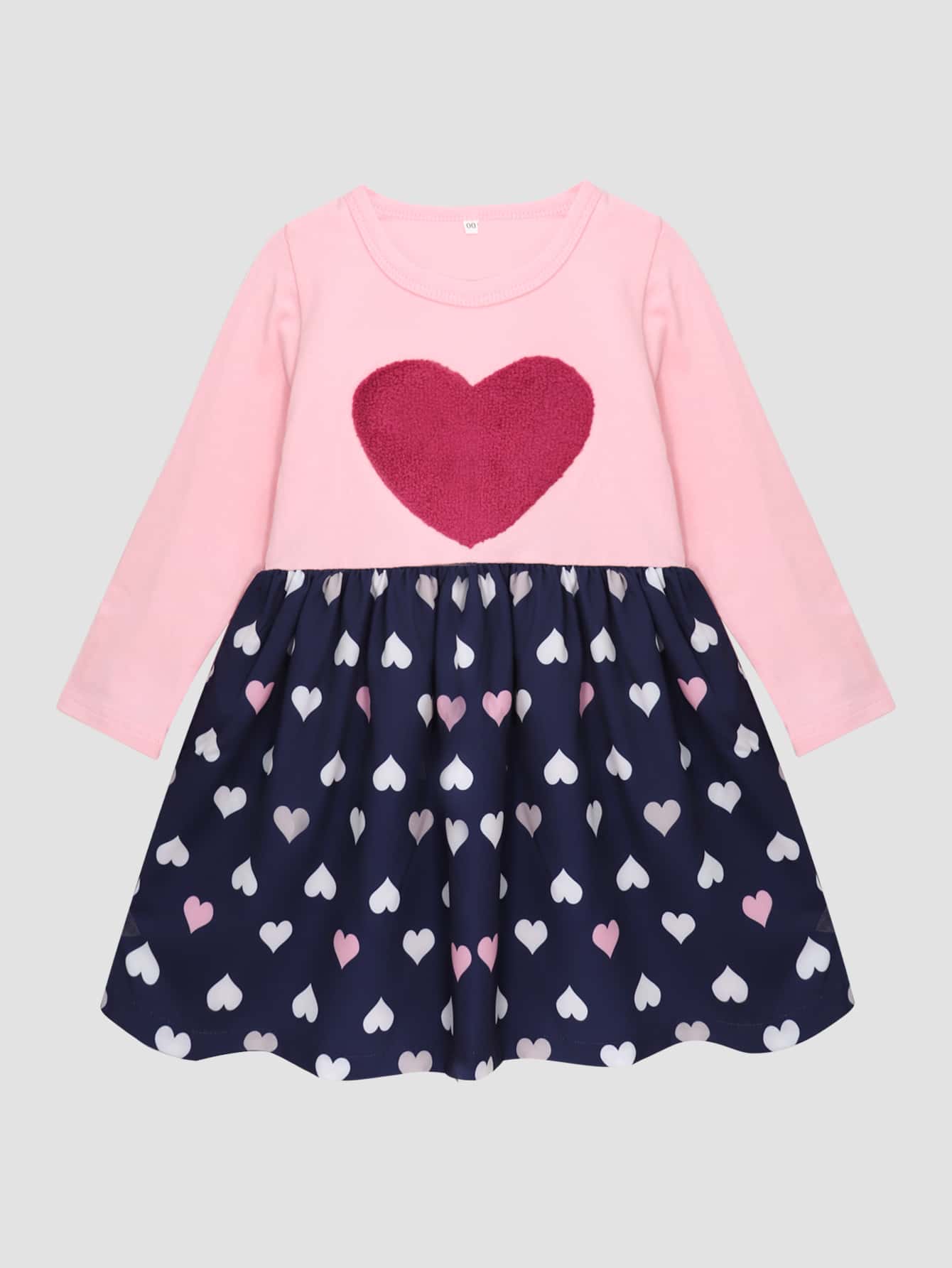 Đầm bé gái Khối Màu Tim Giải trí - Nhiều màu - Xem 1