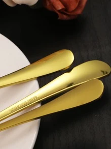 6入組不銹鋼刀具金色餐具套裝適用於酒店餐廳 - 金色 - 查看 4