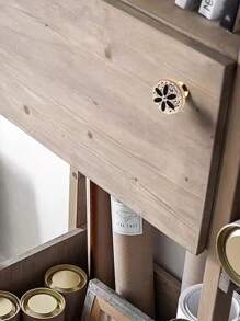 1 pieza Perilla de cajón de PMMA, diseño creativo con diamantes de imitación como manija de cajón para el hogar - Multicolor - Ver 2