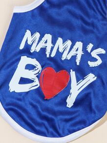 PETSIN 1入組字母圖案寵物背心