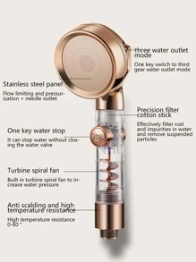 1 pieza Alcachofa de ducha - Multicolor - Ver 6