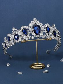 Rhinestone Decor Headband - Silver - View 2