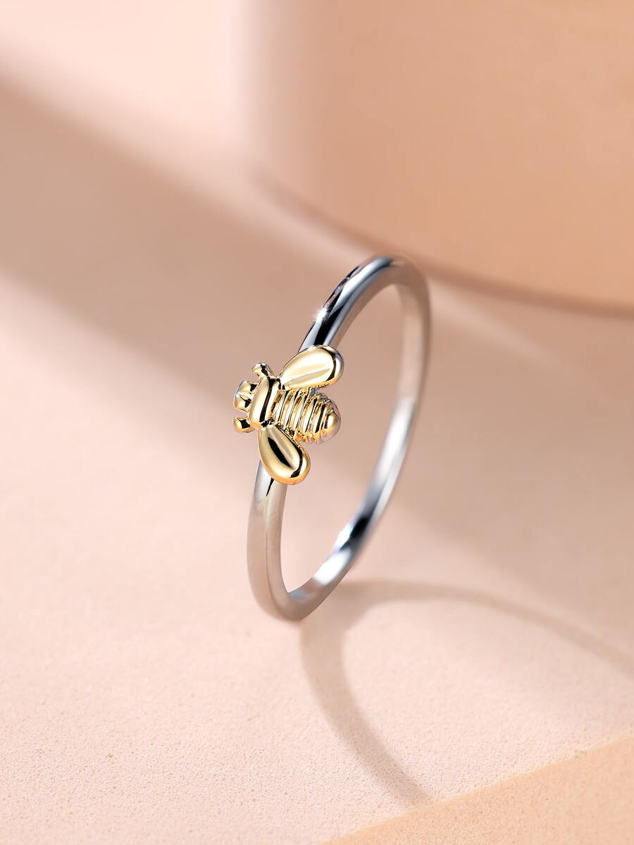 nhẫn trang trí ong - Vàng - Xem 1
