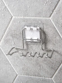 Wall Mounted Toothbrush Rack - Silver - View 5