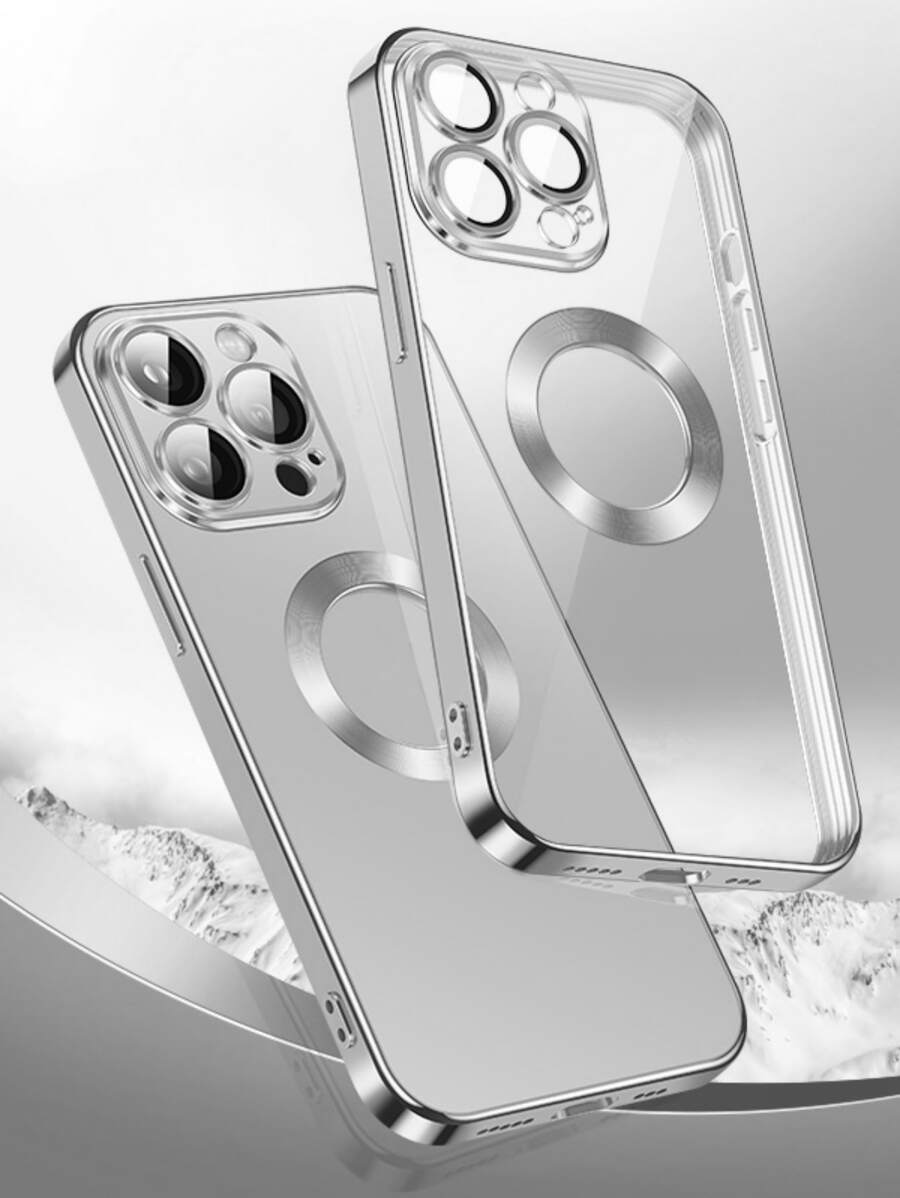 Ốp lưng điện thoại trong suốt mạ tương thích với iPhone 15/15Pro/15Plus/15Promax chống nước chống sốc chống rơi chống trầy xước