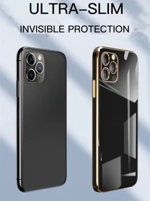 Hadaasi Ốp lưng điện thoại silicon mềm 6D mạ điện màu trơn, siêu mỏng, chống sốc, tương thích với Samsung Galaxy S26 Ultra/S26 Plus/S26/S26 Edge/S26 Pro/S25 Ultra/S25 Plus/S25/S25 Edge/S25 FE/S24 Ultra/S24 Plus/S24, S23 Ultra/S23 Plus/S23, S22 Ultra/S22 Plus/S22, S21 Ultra/S21 Plus/S21, S23 FE, A55, A35, A25, A15, A24 và Apple 17pro/17promax/Apple Air/17/17E/16pro/16promax/16plus/16/16E - màu đen - Xem 5