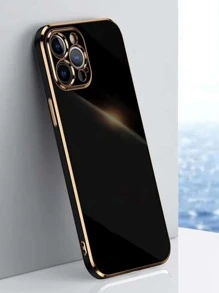 Hadaasi Ốp lưng điện thoại silicon mềm 6D mạ điện màu trơn, siêu mỏng, chống sốc, tương thích với Samsung Galaxy S26 Ultra/S26 Plus/S26/S26 Edge/S26 Pro/S25 Ultra/S25 Plus/S25/S25 Edge/S25 FE/S24 Ultra/S24 Plus/S24, S23 Ultra/S23 Plus/S23, S22 Ultra/S22 Plus/S22, S21 Ultra/S21 Plus/S21, S23 FE, A55, A35, A25, A15, A24 và Apple 17pro/17promax/Apple Air/17/17E/16pro/16promax/16plus/16/16E - màu đen - Xem 8