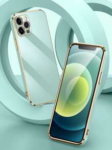 Hadaasi 6D Electroplated Solid Color Silicone Full Body Slim Shockproof Phone Case, Compatible With Samsung Galaxy/Compatible With Apple/ Compatible With Redmi/Compatible With POCO,International Version, Not The Domestic Version - Green - View 9