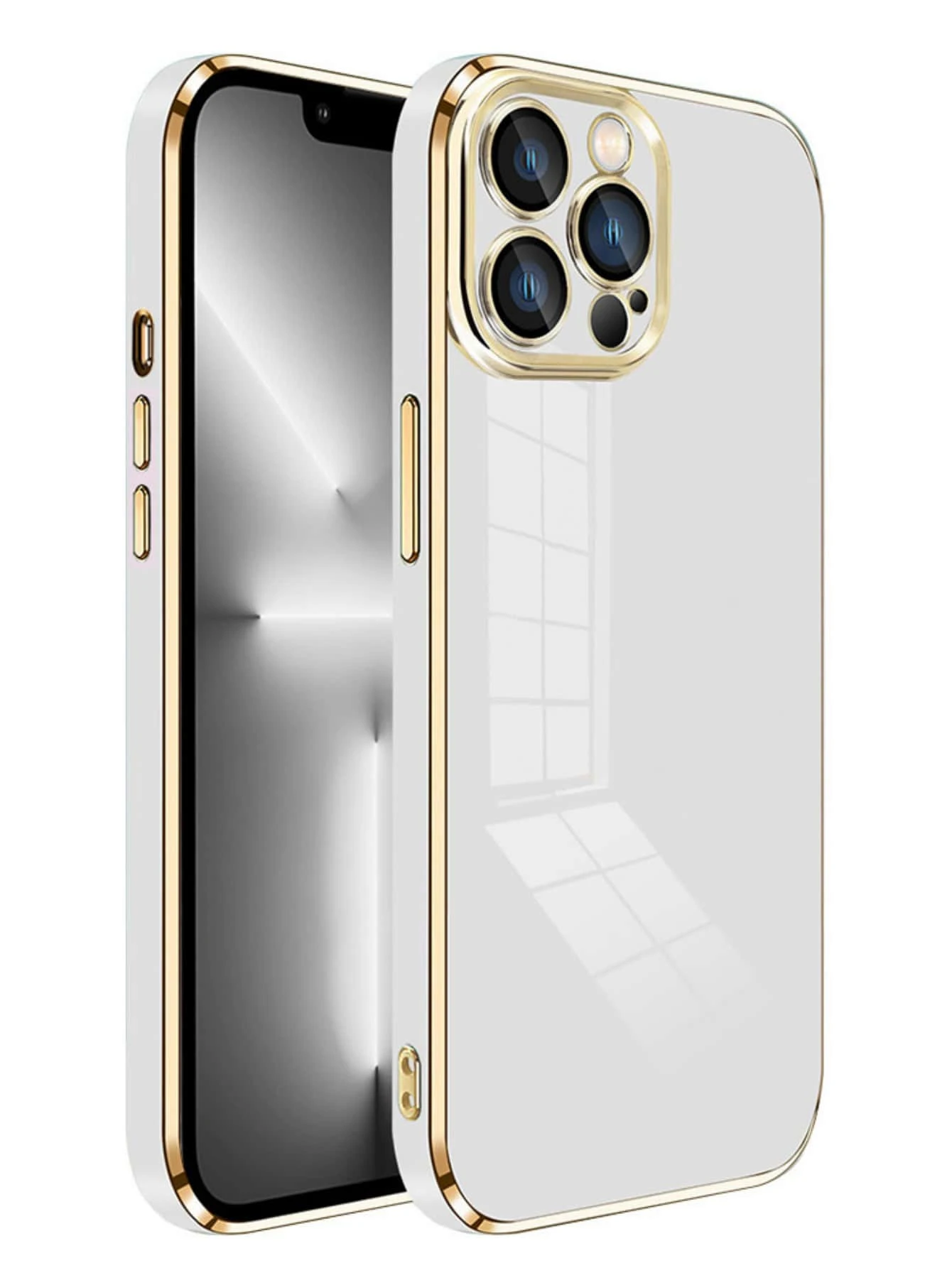 Hadaasi 6D Electroplated Solid Color Silicone Soft Phone Case, Ultra-Thin Shockproof Protective Cover Compatible With Samsung Galaxy, Compatible With IPhone 17 Pro/17 Pro Max/17 Air/17, 12/13C/12C/Note 12 Pro/NOTE13PRO/NOTE13PRO+/POCO M6PRO/OCOX6 5G