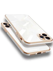 Hadaasi 6D Electroplated Solid Color Silicone Soft Phone Case, Ultra-Thin Shockproof Protective Cover Compatible With Samsung Galaxy, Compatible With IPhone 17 Pro/17 Pro Max/17 Air/17, 12/13C/12C/Note 12 Pro/NOTE13PRO/NOTE13PRO+/POCO M6PRO/OCOX6 5G