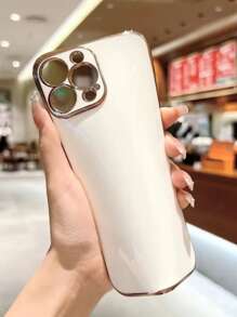 Hadaasi 6D Electroplated Solid Color Silicone Soft Phone Case, Ultra-Thin Shockproof Protective Cover Compatible With Samsung Galaxy, Compatible With IPhone 17 Pro/17 Pro Max/17 Air/17, 12/13C/12C/Note 12 Pro/NOTE13PRO/NOTE13PRO+/POCO M6PRO/OCOX6 5G