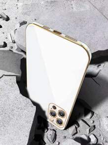 Hadaasi 6D Electroplated Solid Color Silicone Soft Phone Case, Ultra-Thin Shockproof Protective Cover Compatible With Samsung Galaxy, Compatible With IPhone 17 Pro/17 Pro Max/17 Air/17, 12/13C/12C/Note 12 Pro/NOTE13PRO/NOTE13PRO+/POCO M6PRO/OCOX6 5G