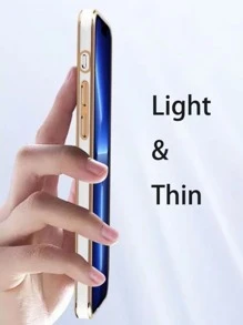 Hadaasi 6D Electroplated Solid Color Silicone Soft Phone Case, Ultra-Thin Shockproof Protective Cover Compatible With Samsung Galaxy, Compatible With IPhone 17 Pro/17 Pro Max/17 Air/17, 12/13C/12C/Note 12 Pro/NOTE13PRO/NOTE13PRO+/POCO M6PRO/OCOX6 5G