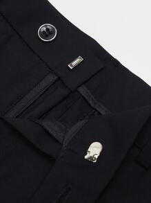 SOLOCOTE Jungen Blazer mit Revers, Klappe Detail, & Anzughose