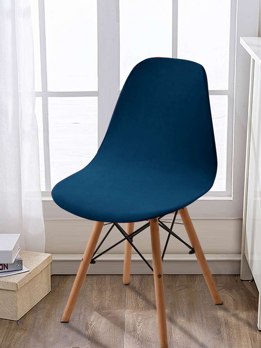 1件装、4件装、弹力、牛奶丝、弧形、贝壳形、椅套、耐磨、防污、防猫爪、造型、弹力椅套、家居舒适、家居用品、多色可选、椅套、伊姆斯椅套