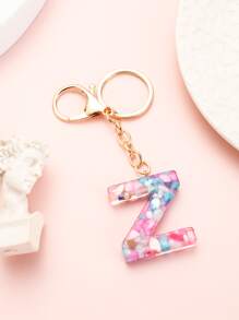 Móc khóa chữ cái - Nhiều màu - Xem 2