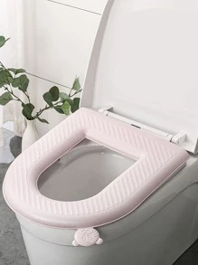 1入組粉色廁所座位卡通裝飾廁所座位墊
