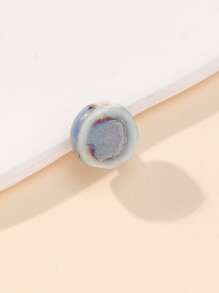 1入組圓形DIY首飾配件 - 寶藍色 - 查看 4