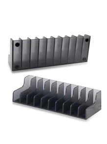 Soporte De Almacenamiento De 2 Piezas Para Disco De Juego De Ps4 - Negro - Ver 3