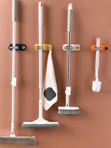 1pc Random Color Mop and Broom Holder - Multicolor - View 1