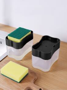 1入組洗碗皂液器 - 黑色 - 查看 2