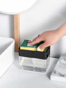 1入組洗碗皂液器 - 黑色 - 查看 3