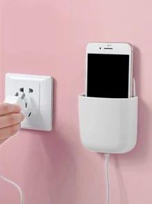 Mount Wall Phone Charger Stand - White - View 1