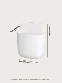Mount Wall Phone Charger Stand - White - View 2