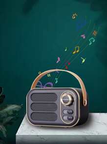 1 pieza Altavoz portátil inalámbrico - Negro - Ver 1