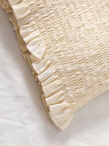 Baby Girl Ruffle Trim Square Neck Shirred Top & Shorts - Multicolor - View 5