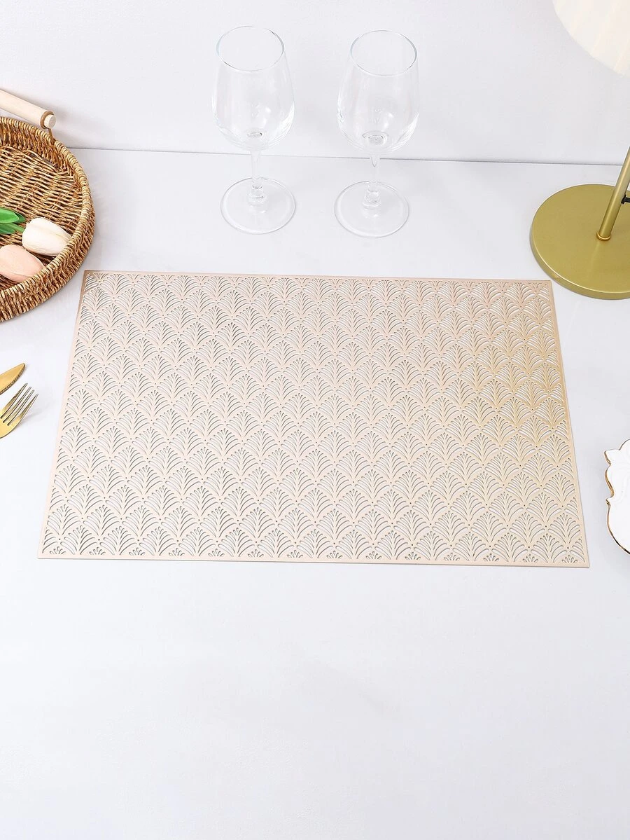 1pc Plastic Place Mat, Modern Plant Design Place Mat For Home | SHEIN USA