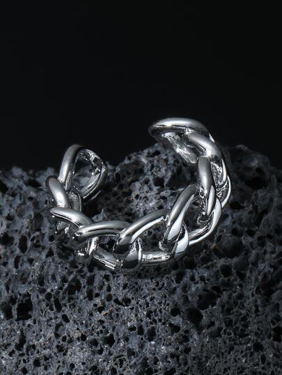 Men Chain Design Cuff Ring , For Jewelry Gift And Party